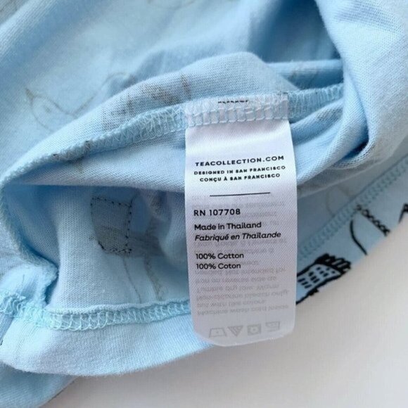 NWT Tea Collection Seabirds Skirted Staple Dress, size 2T - Picture 7 of 7